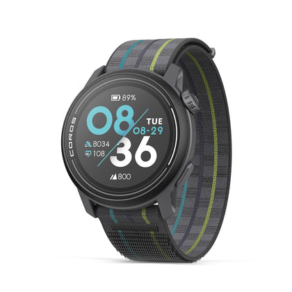 COROS PACE 3 Sport Watch GPS, Lightweight and Comfort, 24 Days Battery Life, Dual-Frequency GPS, Heart Rate, Navigation, Sleep Track, Training Plan, Run, Bike, and Ski (Black Nylon)