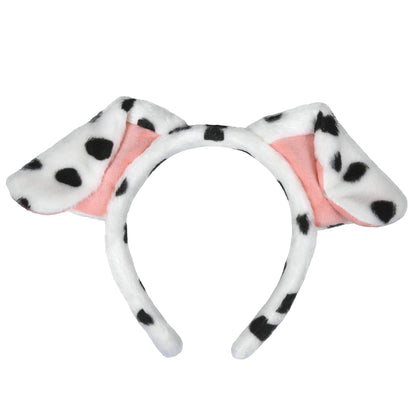 CHEU dalmatian ears headband for halloween puppy dog costume play