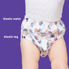 SMULPOOTI 8 Packs Reusable Plastic Training Underwear for Girls and Waterproof Diaper Cover for Rubber Pants Girls 2t