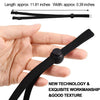 12 Pieces Adjustable Ear Straps Anti-Slip Ear Loop Extension Straps Ear Hook Straps for Nurse Dust-Workers Food-Workers to Relieve Ear (Black)
