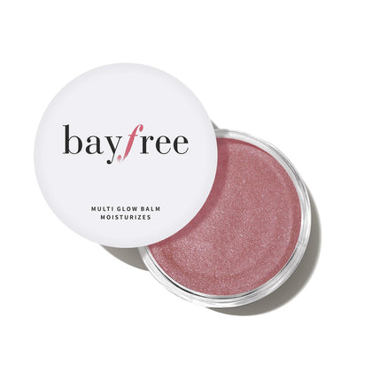bayfree Mulit Glow Balm, Cream Blush for Cheeks, Blush Balm Face Makeup, Radiant Finish, Hydrating, Creamy, Lightweight & Blendable Color, Vegan & Cruelty-Free Face Balm, 0.63 Oz (Pink Camellia)