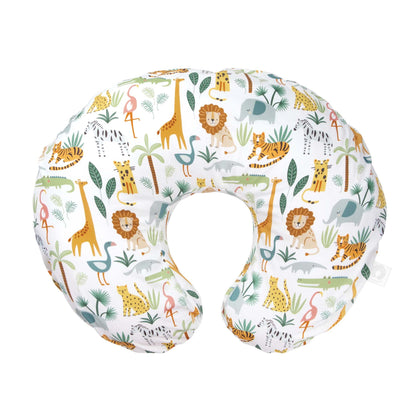 Boppy Nursing Pillow Cover, Colorful Wildlife, Cotton Blend, Fits the Original Support for Breastfeeding, Bottle Feeding, and Bonding, Cover Only, Sold Separately