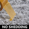 TABAYON Shag Area Rug, 5x7 Ft Tie-Dyed Light Grey Upgrade Anti-Skid Durable Rectangular Cozy High Pile Soft Throw Rug for Nursery/ Living Room