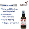 PetSilver Wound & Skin Spray with Chelated Silver, Allergy Relief for Dogs Itching, Hot Spot Treatment for Dogs, Cat and Dog Wound Care, All Natural Skin Soother for Dogs, Made in USA, 4 fl oz
