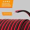 GS Power 100% Pure Copper 8 AWG (American Wire Gauge) OFC Zip Cord Cable, 25 FT Red & 25 FT Black for Car Stereo Amplifier Remote Automotive Trailer Harness Hookup Wiring