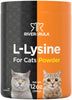 L-Lysine Powder for Cats 500mg | 12oz | Cat Health Supplement | Non-GMO, Vegetarian Formula | by River & RULA