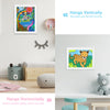 [2-Pack] Kids Art Frames, 8.5x11 Front Opening Kids Artwork Frames Changeable, White Artwork Display Storage Frame for Wall, Holds 50 Pcs, for 3D Picture, Crafts, Children Drawing, Hanging Art, Portfolio