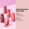 e.l.f. Monochromatic Multi Stick, Luxuriously Creamy & Blendable Color, For Eyes, Lips & Cheeks, Dazzling Peony, 0.17 oz (5 g)