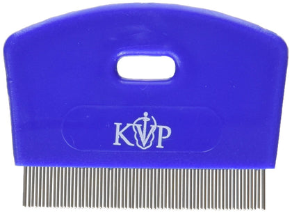 KVP Cat Flea Comb Stainless Steel Teeth with Plastic Handle