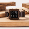 BOBO BIRD Digital Watch Mens Luxury Brand Design Night Vision Ebony Wooden Watch Unique Timepiece LED Display Watches