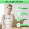 2 PCS for Stanley Boot, Silicone Bottom for Stanley Cup Boot Quencher Adventure 40oz&for Hydroflask Boot 12-24oz for Stanley Tumbler Accessories for Stanley Cup Accessories Avoid Scratches&Noise