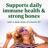 MegaFood Vitamin D3 2000 IU (50 mcg) - Immune Support Supplement - Bone Health -with easily-absorbed Vitamin D3 - Plus real food - Non-GMO, Vegetarian - Made Without 9 Food Allergens - 60 Tabs