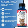 BestLife4Pets - Rectal Prolapse and Anal Gland Pain Relief for Cats - All Natural Cat Supplement to Ease Anal Pain - Soft Chew Treats to Support Healthy Anal Gland and Bowel Function Pills