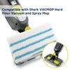 Flammi Reusable Mop Pad Refills Compatible with Shark Vacmop VM252 VM250 VM200, Vacuum Mop Pad Refills (6 Sets)