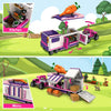 HOGOKIDS 3-in-1 Building Toys for Girls with LED Light, 835 PCS Farm House Building Blocks Set, Friends Train Truck Building Set with Dog and Cute Stickers, Gifts for Girls Boys Age 6 7 8 9 10 11 12+