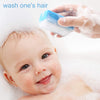 ZIZNBA 6PCS Baby Bath Time Sponge Brush- Body, Hair, and Scalp Cleaning - Gentle on Infant, Toddler Sensitive Skin - Great Sensory Feel.
