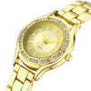 TWOPTION Womens Waterproof Wrist Watch,Women's Small Thin Analog Bracelet Quartz Watch Dainty Christmas Gifts(Gold)