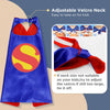 RioRand Kids Dress Up 8PCS Superhero Capes Set and Slap Bracelets for Boys Costumes Birthday Party Gifts
