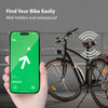 Bone Airtag Bike Strap, Hidden Bicycle Seatpost Mount Compatible with Apple Airtags, Anti-Theft Air tag GPS Tracker for Mountain & Road Bikes