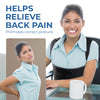 TK Care Pro. Full Back Brace Posture Corrector for men - back straightener posture corrector - Adjustable Support Brace - Improve Posture (Black, Medium)