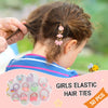 Unaone Cartoon Elastic Hair Ties, 50 PCS Cute Hair Ties For Girls, Little Hair Bands Ropes Ponytail Holder for Thin Hair, Suitable for Baby Girls Toddlers Kids Children