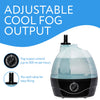 Evergreen Pet Supplies Reptile Humidifier and Fogger for Terrariums and Enclosures - Great for Reptilians and Amphibians - Includes Large Water Tank and Adjustable Fog Output (Holds 2L of Water)