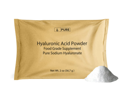 Pure Original Ingredients Hyaluronic Acid (2oz) Water Soluble, Fine Powder