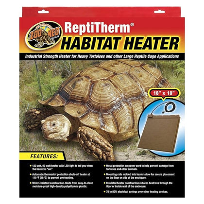 Zoo Med Laboratories SZMRH20 40-Watt Repti Therm Habitat Heater