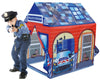 POCO DIVO Police Station Play Tent Kids Pretend Super Hero Playhouse