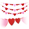 Galentine's Day Banner, Happy Galentines Day Garland Sign, Pink Red Heart Banners Decor Decoration Galentines Day Party Supplies