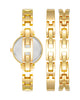 Anne Klein Women's Premium Crystal Accented Bangle Watch and Bracelet Set.