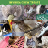 IMVNIKA Rabbit Treats Chew Sticks,Natural Apple Sticks Timothy Hay Sweet Bamboo Sticks, Hamster Cage Accessories for Chinchilla Gerbil Rat Degu,Guinea Pig Food Toys Supplies,5.6 oz
