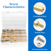 Csdtylh 420Pcs M2 M3 M4 Motherboard Standoffs&Screws&Nuts Kit, Hex Male-Female Brass Spacer Standoffs, Laptop Screws for DIY Computer Build, Electronic Projects, Raspberry Pi, Circuit Board etc.