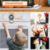 Oven Door Locks for Child Safety 2 Packs?Baby Proofing Stove Knob Covers?3M Adhesive No Drilling Installation?Child Safety Heat-Resistant for Baby Safety Products?Oven Door Locks Portable