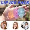 Lips Ice Pack, Lip Shape Gel Ice Pack, Gel Ice Pack for Lip Filler After Care, Reusable Ice Pack Lip Shaped Pads, Pain Relief and Eye Relax, Anti-Aging Lip Care Pad for Reduce Swelling of Lips(5 pcs)