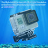 HONGDAK Waterproof Housing Case for GoPro Hero 4/3/3+, 60M/190FT Underwater Protective Dive Housing Shell with Bracket Mount Accessories for GoPro Hero4, Hero3+, Hero3 Action Camera Outside Sports
