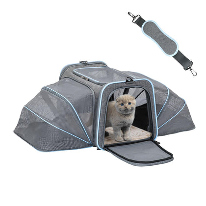 Petsfit Expandable Cat Carriers Airline Approved, 16