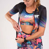 Zoot Womens LTD Aero Triathlon Suit - Short Sleeve Racing Suit w/Pockets, Cycling Suit w/Primo Fabric (40 YEARS, Small)