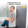 Potty Training Toilet for Baby, Realistic Potty Training Toilet with Soft Seat,Realistic Flushing Sound,Removable Pot,Storage Tank,Toilet Paper Holder,Splash Guard,Non-Slip for Toddler