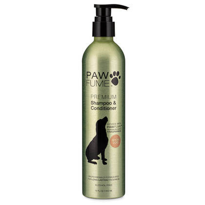 Pawfume Dog Shampoo and Conditioner - Hypoallergenic Dog Shampoo for Smelly Dogs - Best Dog Shampoos & Conditioners - Probiotic Pet Shampoo for Dogs - Best Dog Shampoo for Puppies (Show Dog)