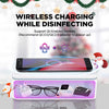 Cahot UV light Sanitizer Box, phone sanitizer with wireless charging, ultra-powerful 8 UV-C Sterilizer machine for Phone Toothbrush Nail Tools Jewelry and more
