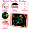8.5 Inch LCD Writing Tablet Toys for 3 4 5 6 7 8 Year Old Boys Girls Gifts, Colorful Drawing Board Writing Doodle Pad, Portable Scribbler Boards Educational Toys Gifts for Kids Learning (Pink)