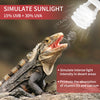 LUCKY HERP 26W UVB 15.0 Intense UVA UVB Compact Flouorescent Lamp Desert Terrarium Light Bulb for Reptile and Amphibian
