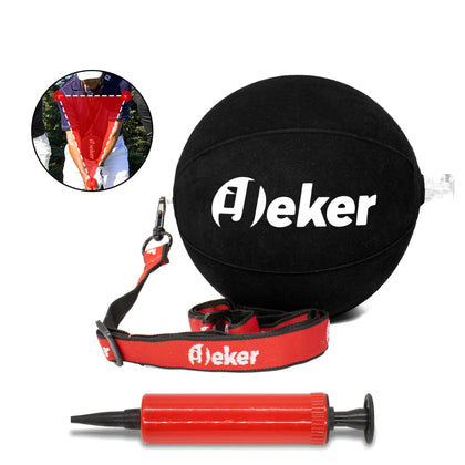 IJEKER Golf Smart Ball, Swing Training Aids, Inflatable Impact Ball, Posture Correction Practice Trainer Aid with Pump for Beginners and Pros