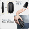 AI Hand Warmers Rechargeable 2 Pack, 6000mAh Electric Hand Warmers, AI Smart Chips 20Hrs Long Safe Heat, Portable Pocket Heater, Gifts for Christmas, Outdoor, Golf, Hunting, Camping Accessories