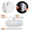 Secopad Non-Slip Bathtub Stickers, 24 PCS Safety Bathroom Tubs Showers Treads Adhesive Decals Scraper