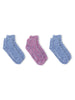 Dr. Scholl's Womens Low Cut Soothing Spa - Lavender & Vitamin E Infused 2 3 Pair Packs Bottom Grippers Sock, Blue, Pink/Blue, 4-10 US