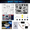 Hechify STEM Projects Toys for Kids Ages 8-12,Solar Robot Science Kits Gifts for Kids Teens Boys,Space Toy Sets-190Pcs Building Experiments Robots for Teenage Ages 8+