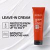 Redken Leave-In Cream, Heat Protection up to 450 Degrees, Protects Against Humidity, For Frizzy & Unmanageable Hair, Instantly Smooths Hair, Sulfate Free, Frizz Dismiss Rebel Tame, 805 fl.oz./250ml