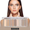 SUMEITANG Mini Naked Eyeshadow Palette Taupe & Brown All Matte Neutral Nude Smoky Eye Shadow Make Up Pallet High Pigmented Naturing-Looking Ultra-Blendable Long Lasting Waterproof - Travel Size